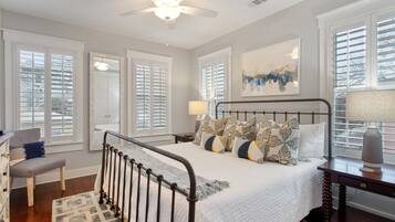 3 bedrooms, iron/ironing board, travel cot, WiFi