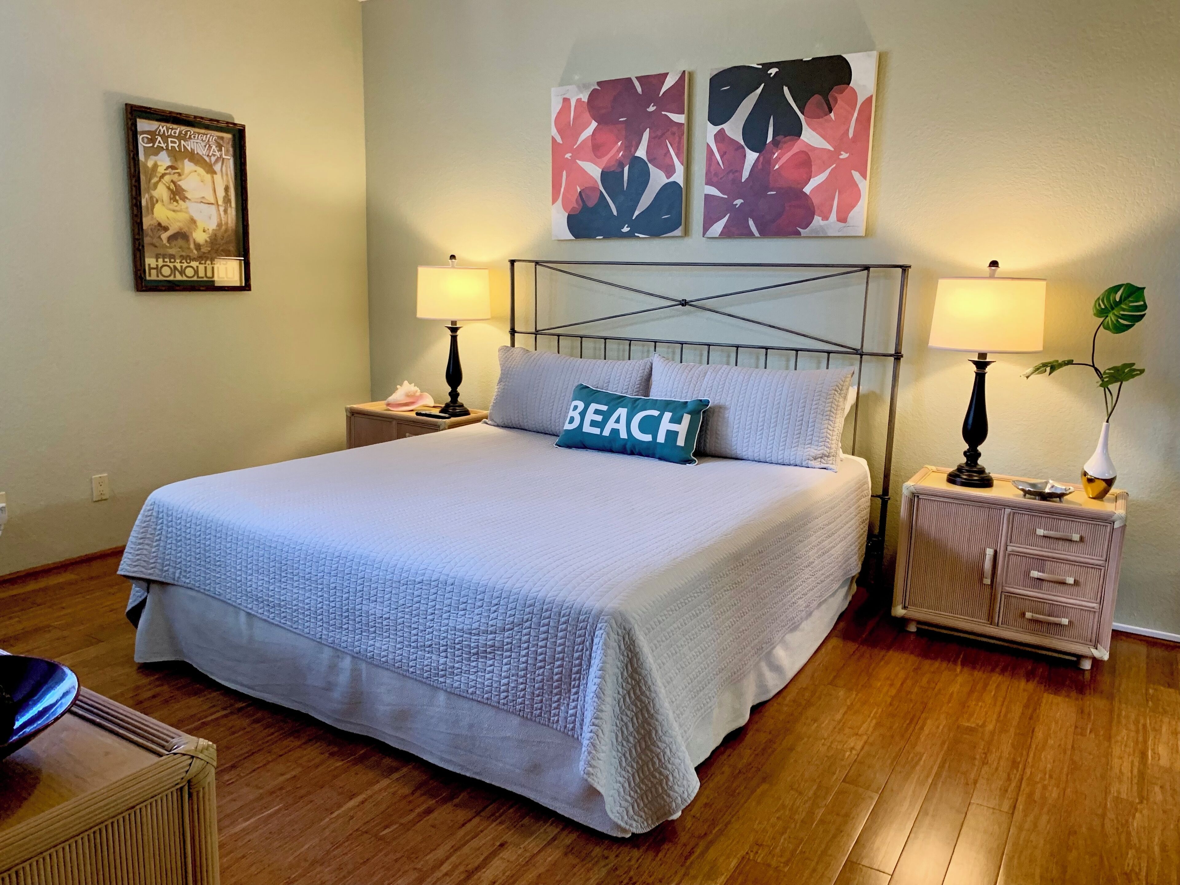 2 bedrooms, iron/ironing board, travel crib, free WiFi