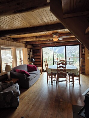 Smart TV, DVD player, books, stereo