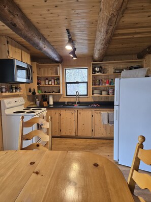 Kylskåp, mikrovågsugn, ugn och spishäll