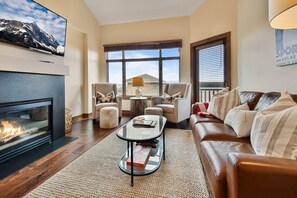 TV, fireplace, DVD player