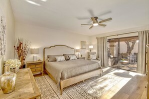 2 bedrooms, desk, iron/ironing board, free WiFi