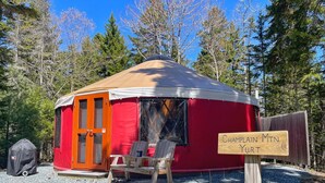Unclassified image, 2 of 32, button - Yurt Glamping on the Quiet-side of Acadia National Park! (Southwest Harbor)