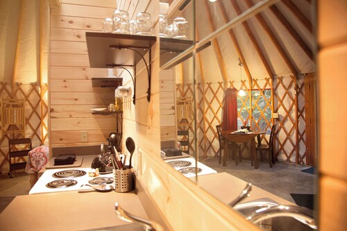 Yurt Glamping on the Quiet-side of Acadia National Park!