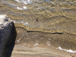 En la playa