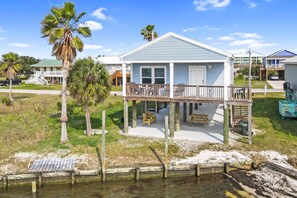 Exterior - Sun Soaked | 3BR/2BA Bayfront Cottage | Sleeps 6 | Deck & Wildlife Views (Gulf Shores)