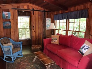 TV, fireplace, stereo