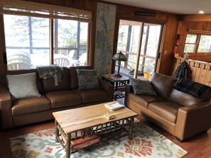 TV, fireplace, stereo