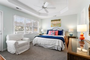 4 slaapkamers, een strijkplank/strijkijzer, wifi, beddengoed