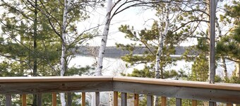 Escape to this private, charming, up north cabin overlooking 8th Crow Wing Lake