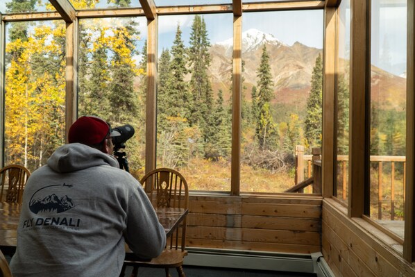 Blick von der Unterkunft