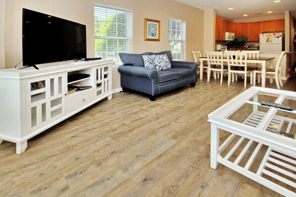 Smart TV, DVD player, video library