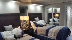 1 slaapkamer, een strijkplank/strijkijzer, gratis wifi, beddengoed