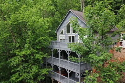 "Rustic Haven" Cabin On Secluded Cove 2 Minutes From Norris Ski Water