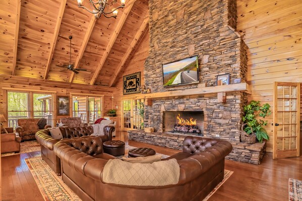 Smart TV, fireplace, video games, table tennis