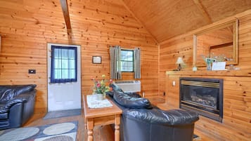 TV, fireplace, DVD player