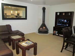 Fernseher, Kamin