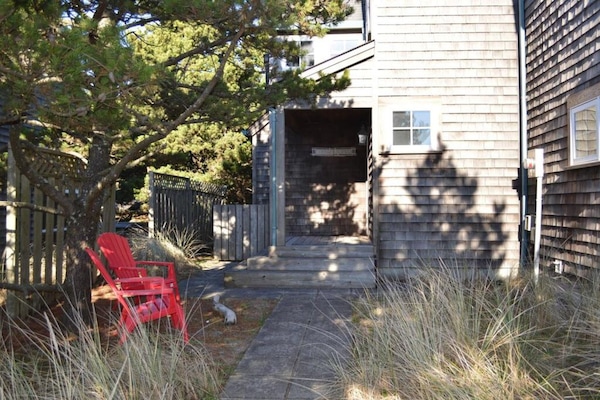Front porch at our Beach House.