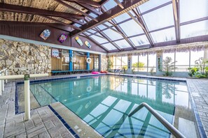 Indoor pool, outdoor pool