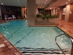 Indoor pool, a heated pool