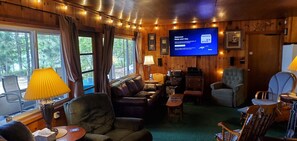 Interior - Lakefront-Semi Rustic Cabin-8.5 acres.  Woods and lake, nature at its finest! (Frederic)