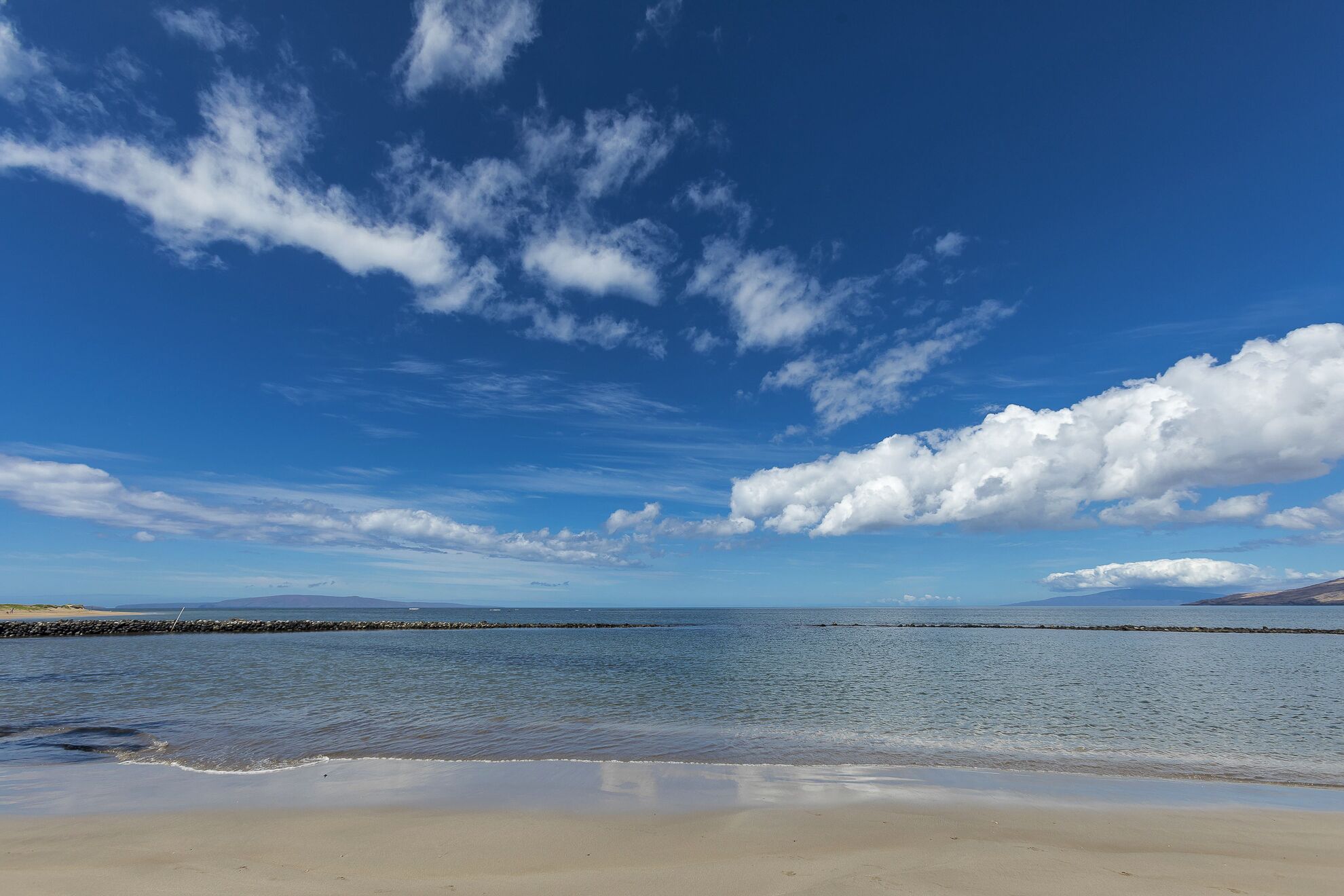 On the beach, beach towels