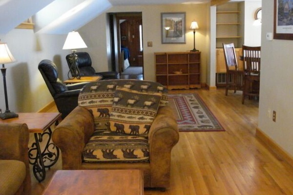Looking West from living room, Open Floor Plan