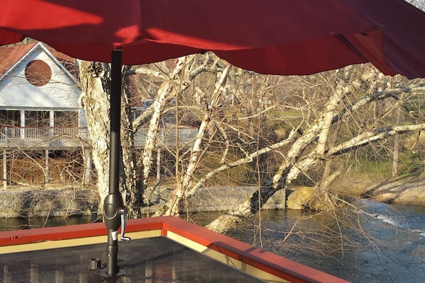 View from the deck on the third floor