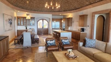 TV, fireplace, stereo