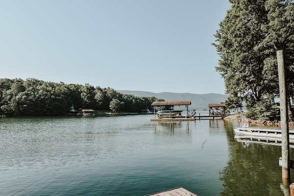 View of Smith Mountain from Dock