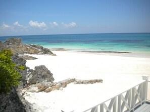 On the beach, sun loungers - Captains View Nestled on the Beach  (Abaco)