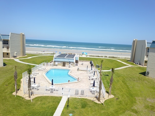 OCEAN FRONT! Beautiful views Ground Floor End Unit! Private Dock & boat ramp. 