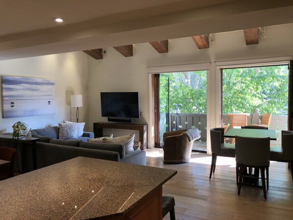 TV, DVD player - Magnificent Pent House 4bd 4ba pool and Hot tub In vail Village. Lic#008001 (Vail)
