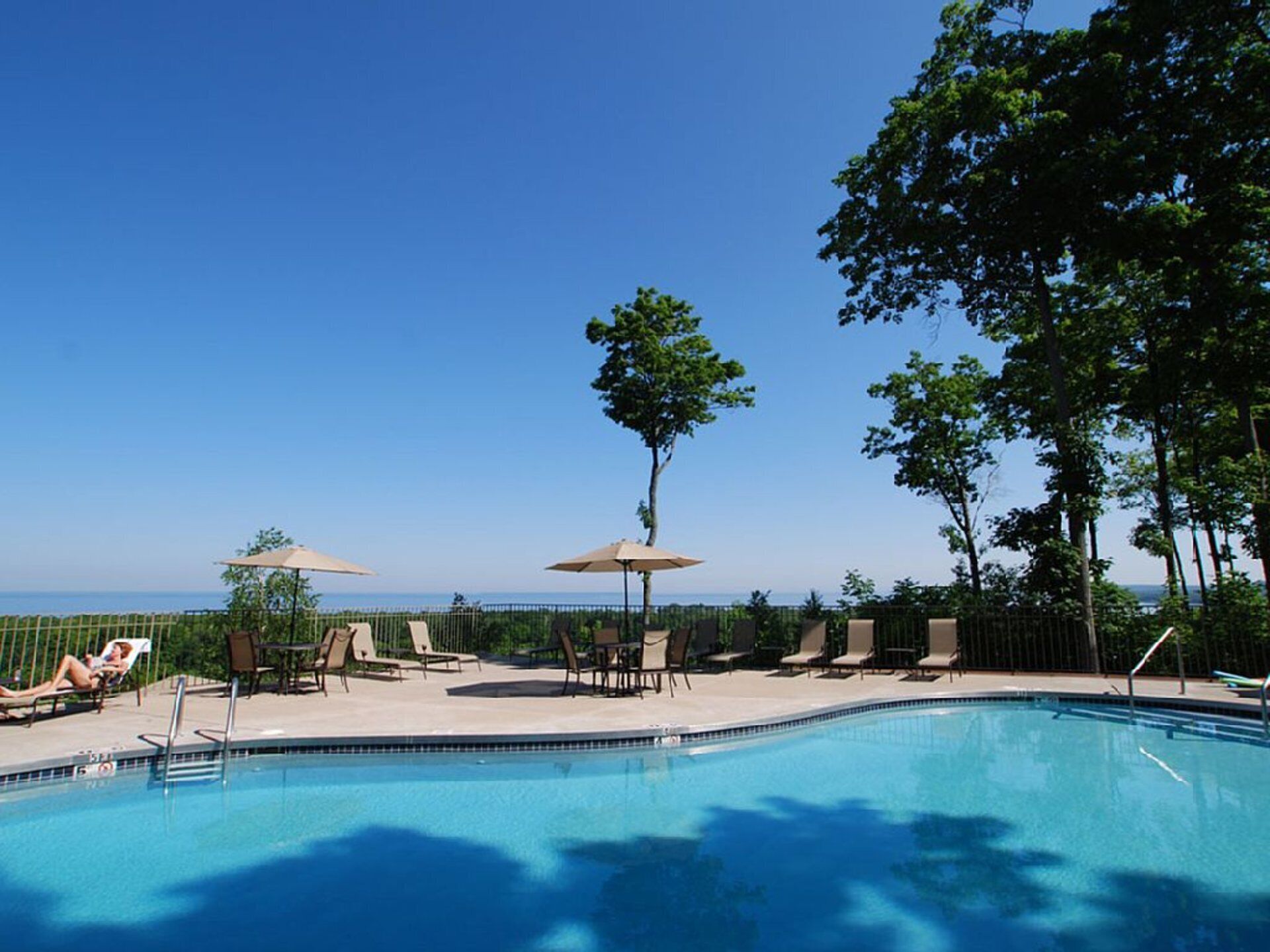 Indoor pool, a heated pool