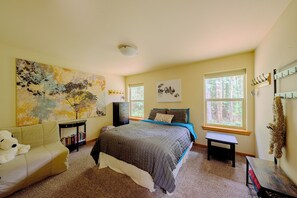 2 bedrooms, WiFi, bed sheets, wheelchair access
