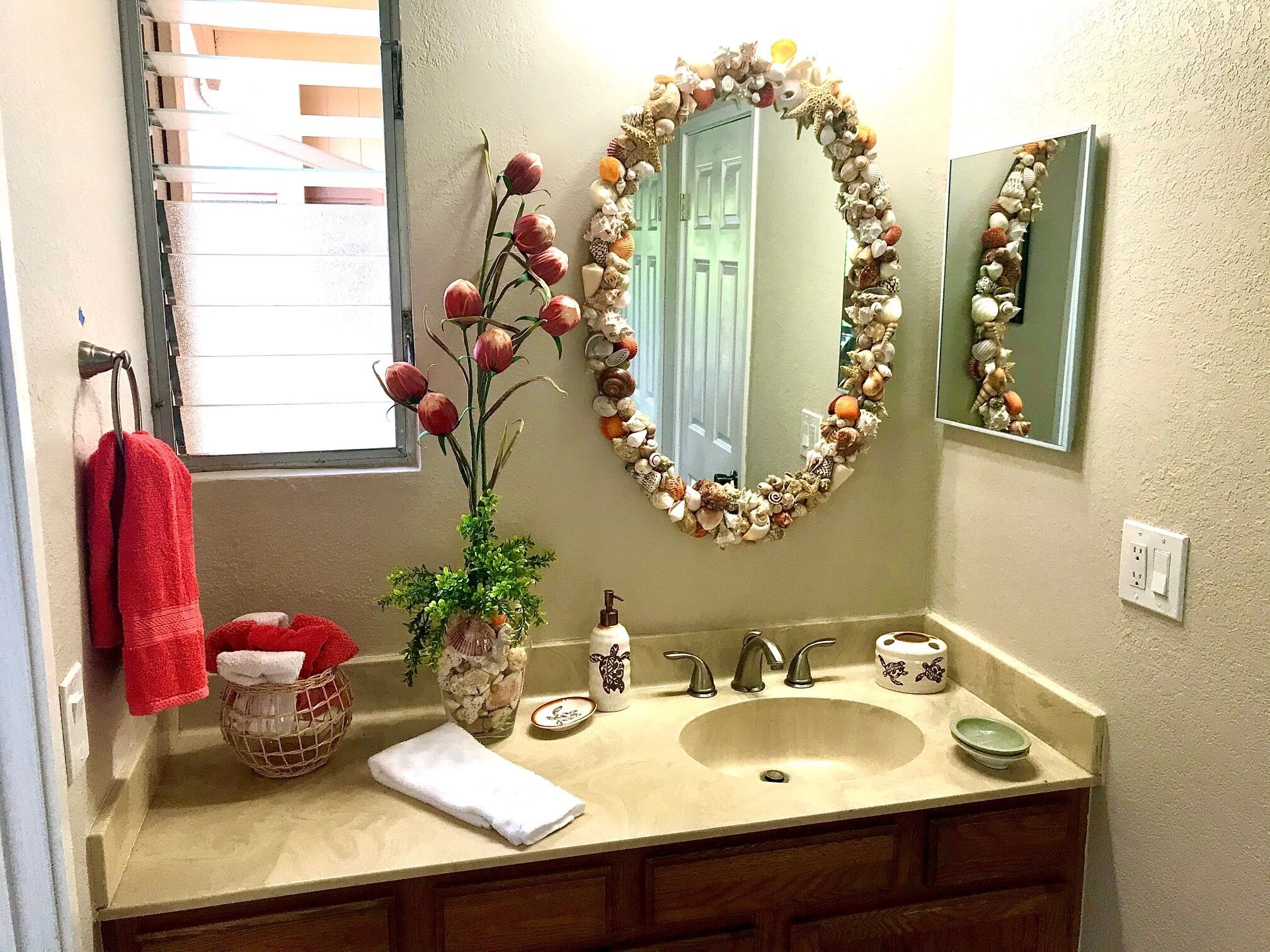 Towels, soap, toilet paper