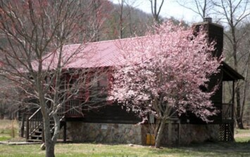 Front view of cabin