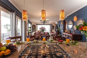 Dining - Beachfront 2 bed Luxe La Palapa (Emiliano Zapata)