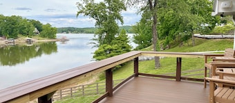 Lake House sur le lac Chickamauga / quai privé / rampe de bateau privé