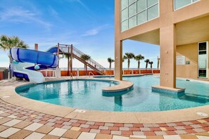 Indoor pool, a heated pool