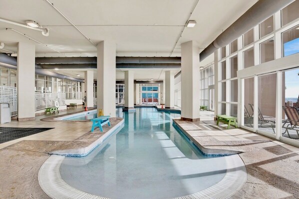Piscine intérieure, piscine chauffée