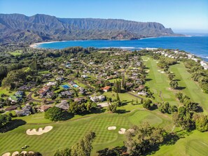 Golf - Waterfalls, Rainbows, Hot Tub, Golf, Tennis, Pool, Walk to Beach, Volleyball Crt (Princeville)