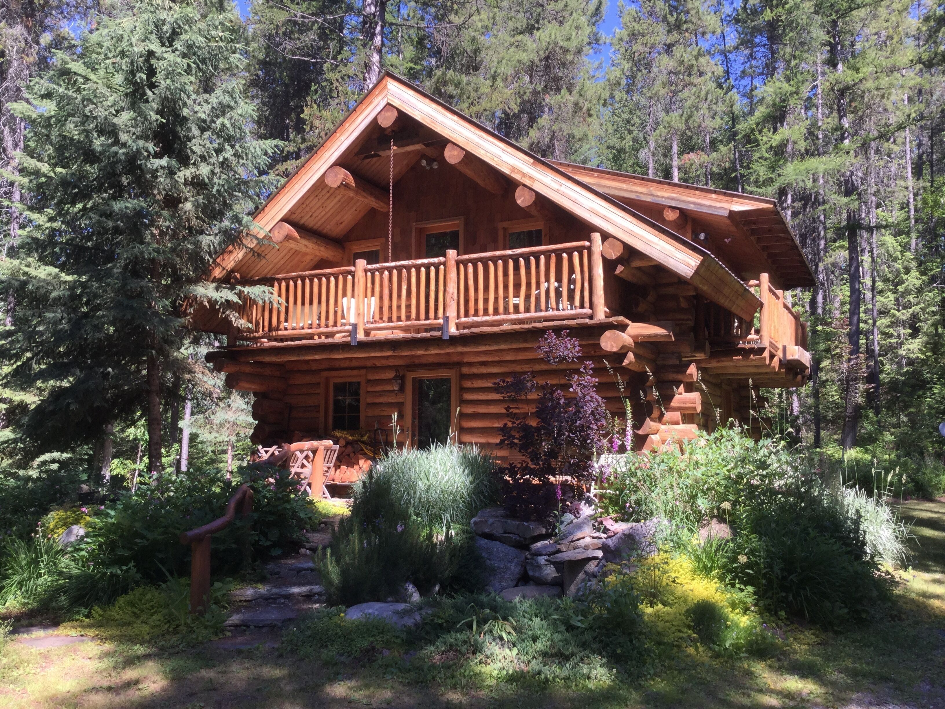 Log Home Near Glacier National Park 