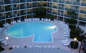 Indoor pool, a heated pool