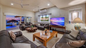 Smart TV, video games, ping pong, stereo - Luxury  Villa on the Best Swimming Beach in Puerto Vallarta w/ Full Staff & Pool (Puerto Vallarta)