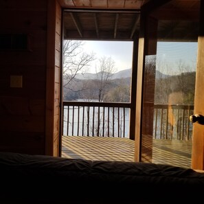 Interior - STEPS FROM THE BEACH. Exquisite Lake/Mtn./beach views. Pets welcome. (Lake Lure)