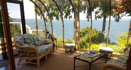 Puget Sound Waterfront Home. Incredible 270 deg. views on Olympic Peninsula, WA.