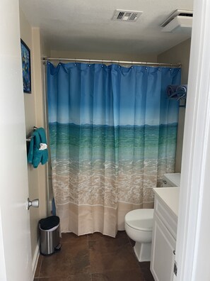 Towels, soap, toilet paper
