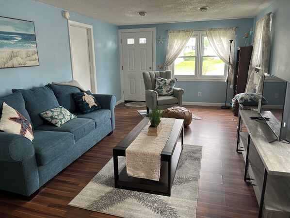 Smart-TV, DVD-Player, Bücher, Videothek