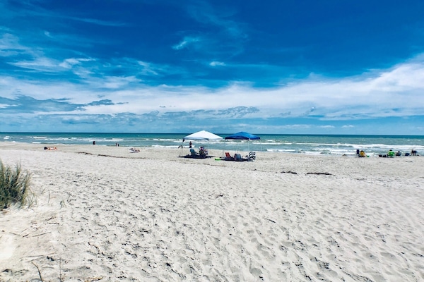 Beach directly in front of unit